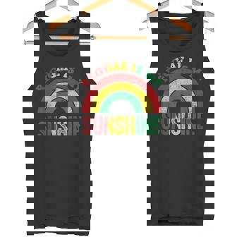 レゲエ イズ マイ サンシャイン シャツ ヴィンテージ レインボー レトロ サンシャイン タンクトップ - Kawaiitshirt