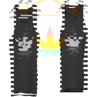 レゲエtシャツとラスタカラーtシャツ メンズ タンクトップ - Kawaiitshirt