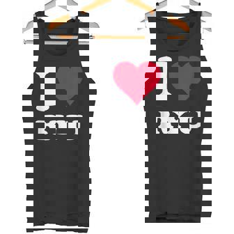 レッドハート I Love Ryu タンクトップ - Kawaiitshirt