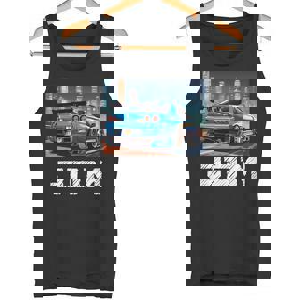 レトロ Jdm 日本ドリフトレース チューニングカー 東京スカイライン ギフト 長袖tシャツ タンクトップ - Kawaiitshirt