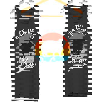 レトロ 面白い カピバラ Don't Worry Be Capy タンクトップ - Kawaiitshirt