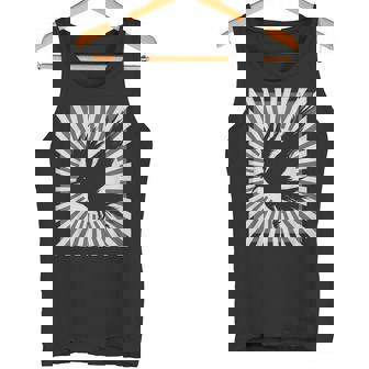 レトロなカラスの美学 日本の旭日旗 黒カラス タンクトップ - Kawaiitshirt