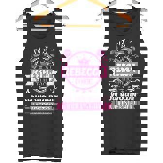 レベッカの名前 タンクトップ - Kawaiitshirt