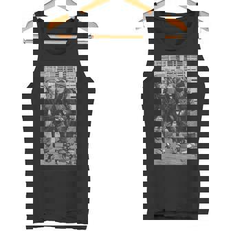 ローラースケートモンキーチンパンジーヴィンテージチンパンジーファニーモンキー タンクトップ - Kawaiitshirt