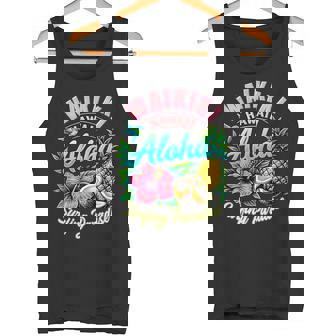 ワイキキ ハワイ アロハ サーフィン パラダイス ハイビスカス パイナップル 長袖tシャツ タンクトップ - Kawaiitshirt