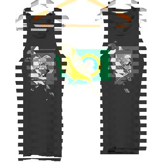 ワシントン州旗 ゴールドフィンチ 鳥 タンクトップ - Kawaiitshirt