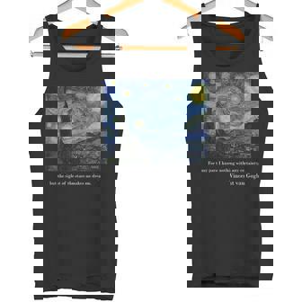 ヴィンセント・ファン・ゴッホによる星月夜 タンクトップ - Kawaiitshirt