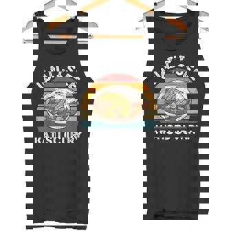 ヴィンテージ カツカレー 待つ カツカレー 和食 タンクトップ - Kawaiitshirt