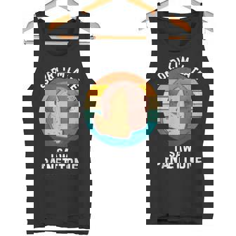 ヴィンテージ パネトーネorry I'm Late Iaw Panettone Food Lover タンクトップ - Kawaiitshirt