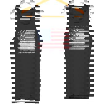ヴィンテージ 星条旗 スタイリッシュ シンプルデザイン タンクトップ - Kawaiitshirt