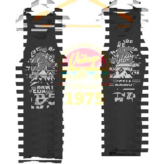 ヴィンテージ51歳の誕生日レジェンドは1975年2月に誕生しました。 タンクトップ - Kawaiitshirt