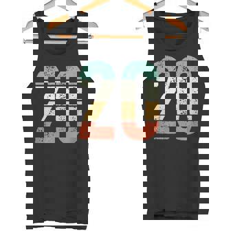 ヴィンテージナンバー20 永遠の20周年記念 タンクトップ - Kawaiitshirt