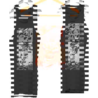 ヴィンテージ日本アート 歌川戦士武田信玄 武田信玄 タンクトップ - Kawaiitshirt