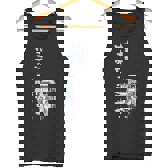 上司がトゥクトゥク乗りです ユーモアデザイン タンクトップ - Kawaiitshirt