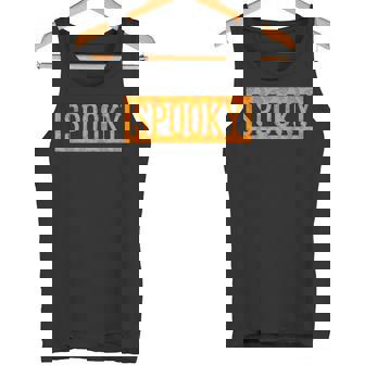 不気味なオレンジハロウィンパンプキン柄tシャツ タンクトップ - Kawaiitshirt