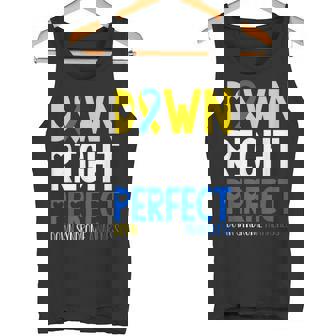 世界ダウン症啓発デーダウン右パーフェクトt21 タンクトップ - Kawaiitshirt