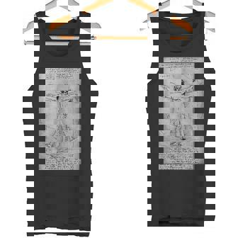 人物レオナルドダヴィンチのプロポーション タンクトップ - Kawaiitshirt