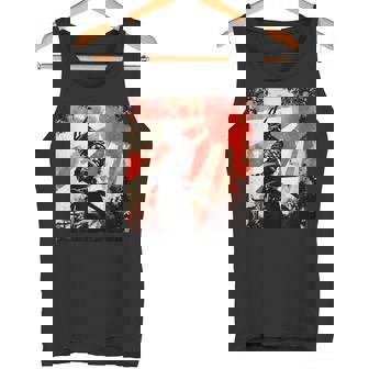 侍 日本のレトロアート 武士道 ヴィンテージ戦士 タンクトップ - Kawaiitshirt