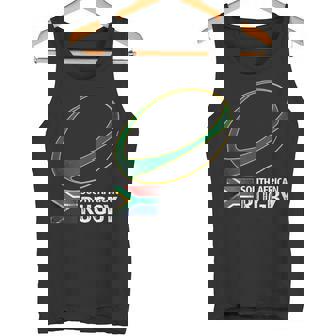 南アフリカラグビー南アフリカ国旗 タンクトップ - Kawaiitshirt