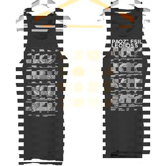 古生代化石チャート古生物学科学愛好家 タンクトップ - Kawaiitshirt