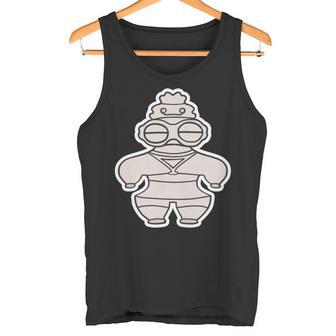 土偶 どぐう【ゆるフレンズ】遮光器土偶 歴史土器 長袖tシャツ タンクトップ - Kawaiitshirt