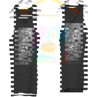 宇宙猫ピザミーム銀河宇宙キティ子猫面白いかわいいpace Cat Galaxy Universe Meme タンクトップ - Kawaiitshirt