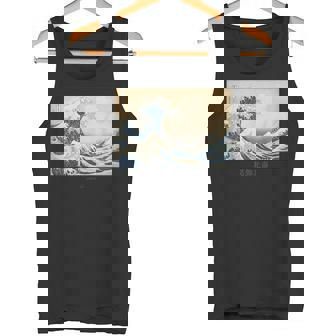 富士山、北斎、浮世絵、江戸時代、版画、お土産、日本旅行、日本美術、伝統、かっこいい、富嶽三十六景、和風 タンクトップ - Kawaiitshirt