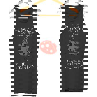 少女はてんとう虫が好き 野生動物 おもしろてんとう虫 タンクトップ - Kawaiitshirt