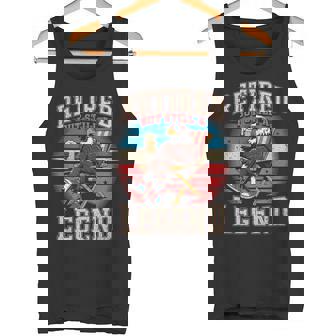 引退したがまだ伝説のイーグルとビールアメリカンスタイル タンクトップ - Kawaiitshirt