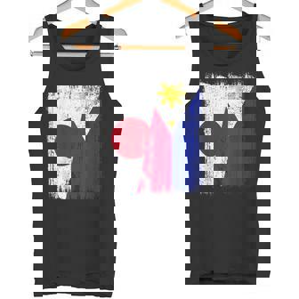 日本 フィリピン ハーフフラッグ 日本 フィリピン ジャージ タンクトップ - Kawaiitshirt