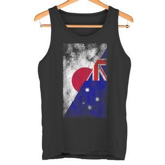 日本とオーストラリアの国旗 日本オーストラリア。 タンクトップ - Kawaiitshirt