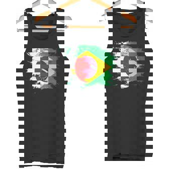 日本とブラジルのdnaヘリテージフラッグ 長袖tシャツ タンクトップ - Kawaiitshirt