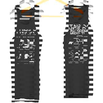 暇なときにすること面白いホッケー愛好家 タンクトップ - Kawaiitshirt