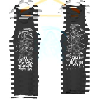 死神ソウルコレクタースカルチェーンアートホラーファン タンクトップ - Kawaiitshirt
