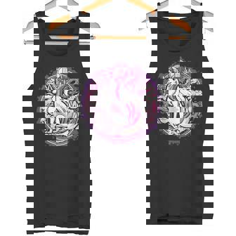 民話 きつね 九尾狐 日本龍 タンクトップ - Kawaiitshirt