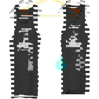 水道蛇口漏れ タンクトップ - Kawaiitshirt