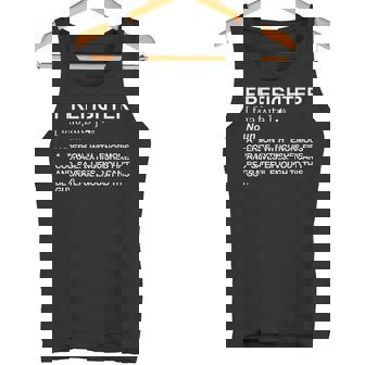 消防士の定義 タンクトップ - Kawaiitshirt