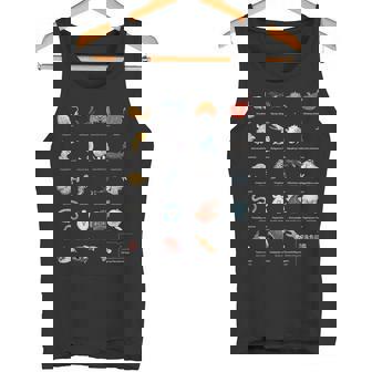 深海魚図鑑3_白文字 タンクトップ - Kawaiitshirt