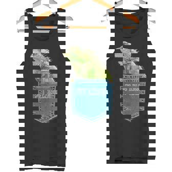 爬虫類 トカゲ ポケット ペット トカゲ イグアナ タンクトップ - Kawaiitshirt