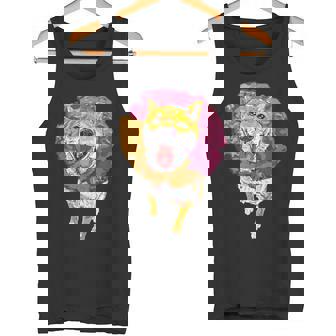 犬ドーナツシリーズ 柴犬 タンクトップ - Kawaiitshirt