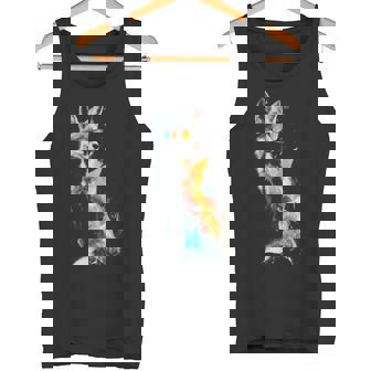 狐 長袖tシャツ タンクトップ - Kawaiitshirt