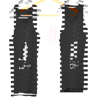 猫が助けを求めている、猫好きの方にオススメの面白いイラスト タンクトップ - Kawaiitshirt