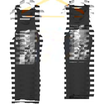 猫のミームtシャツを運転します タンクトップ - Kawaiitshirt