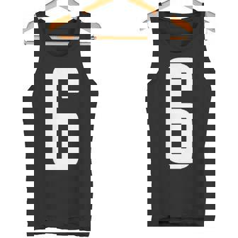 番号 6インチ ホワイト タンクトップ - Kawaiitshirt