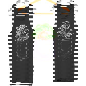 盆栽 木 膨らみポケット 面白いデザイン 盆栽 タンクトップ - Kawaiitshirt