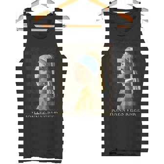 真珠の耳飾りの少女／フェルメール（記名）【世界の名画】Johannesermeer 美術館アート タンクトップ - Kawaiitshirt