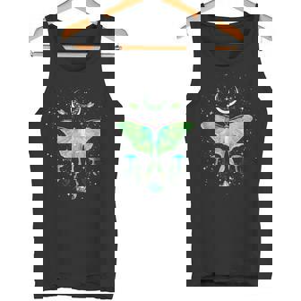 神秘的なゴシック ルナモス ムーンフェイズとキノコ タンクトップ - Kawaiitshirt