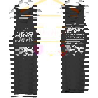 私たちは食材ではありませんビーガン、動物の権利 タンクトップ - Kawaiitshirt