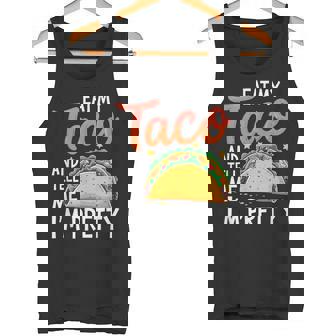 私のタコスを食べて、私はかなり食通好きだと教えて タンクトップ - Kawaiitshirt