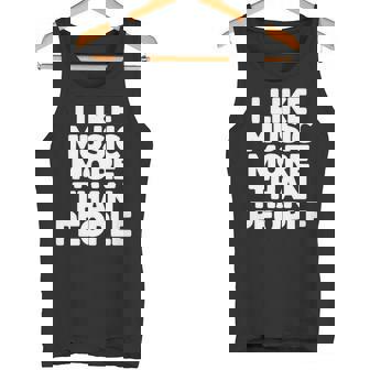 私は人より音楽が好き 長袖tシャツ タンクトップ - Kawaiitshirt